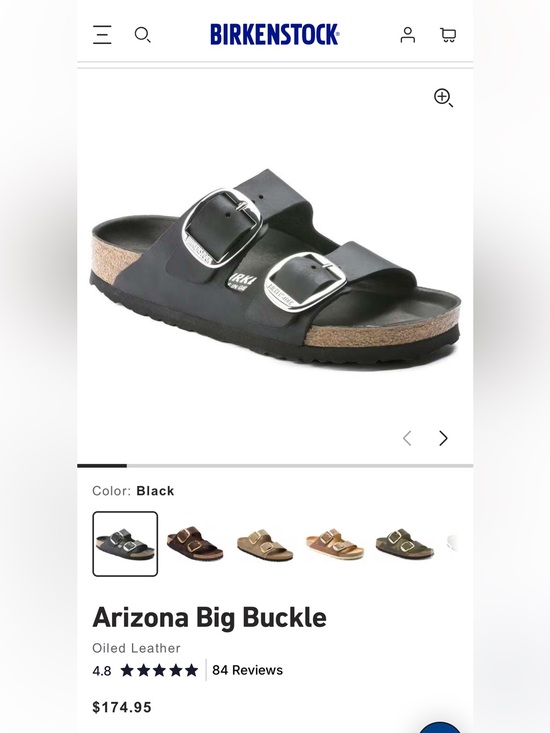 Birkenstock Shoes - BIRKENSTOCK ARIZONA BIG BUCKLE SIZE 41